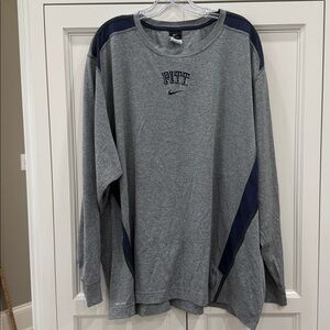 Nike Dri fit Vintage Style PITT long sleeve t-shirt Gray  Mens 4XL Panthers